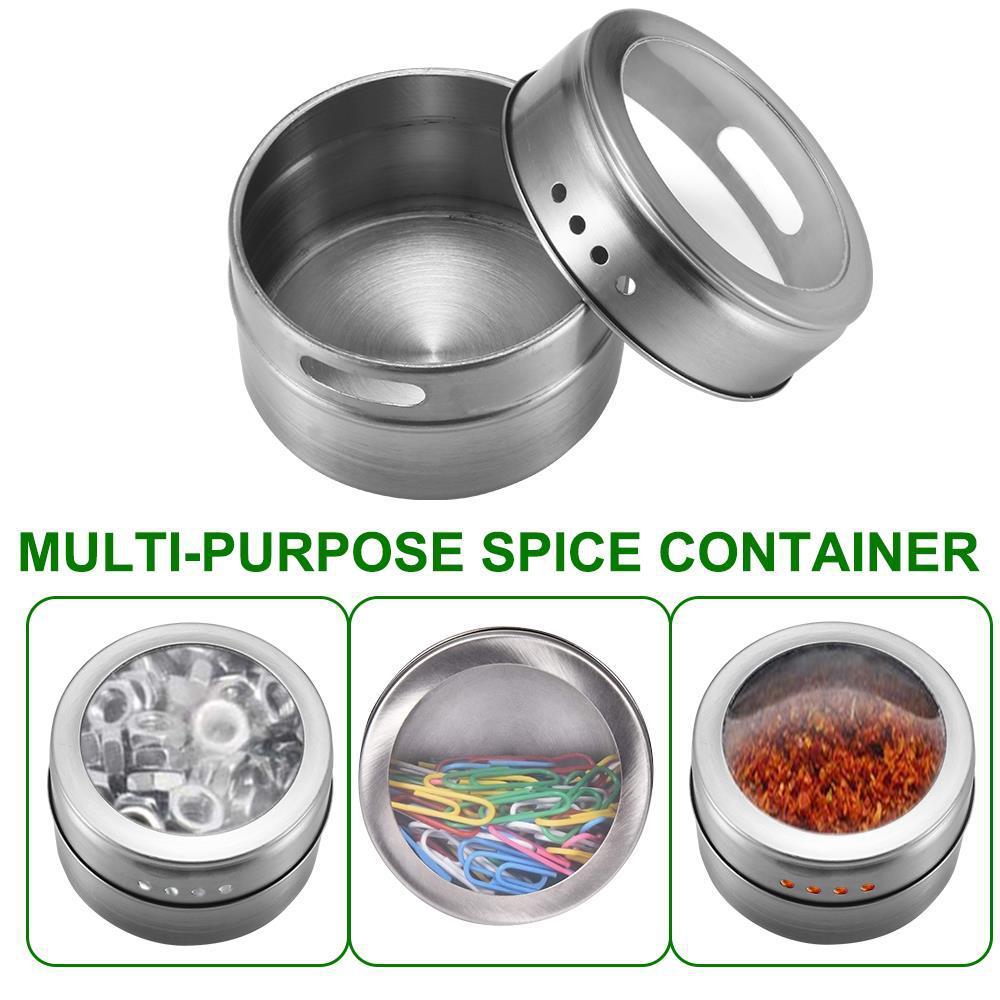 Stainless Steel Spice Jars