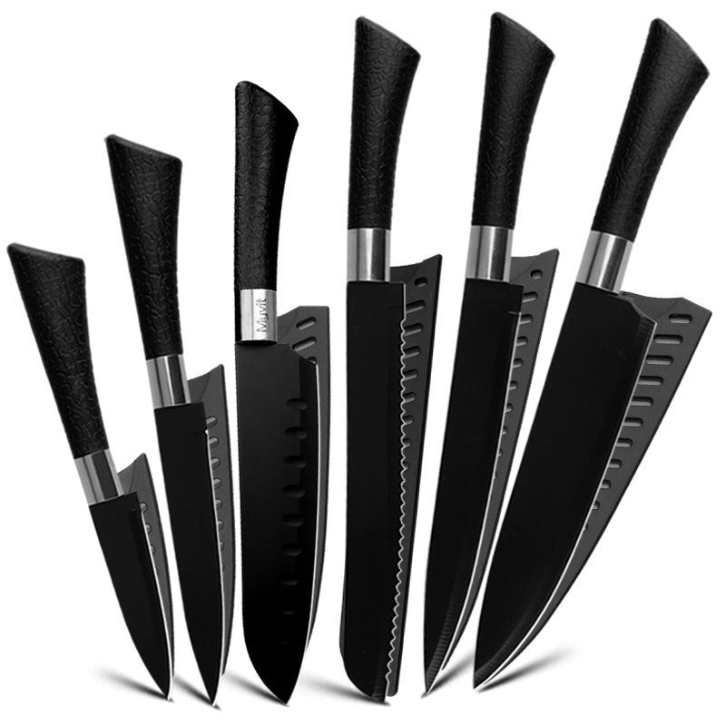 Stainless steel knife set